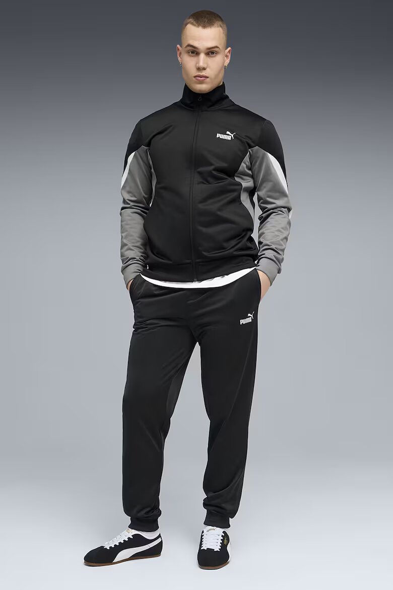 Puma Спортен екип с контрасти Черен/Сив
