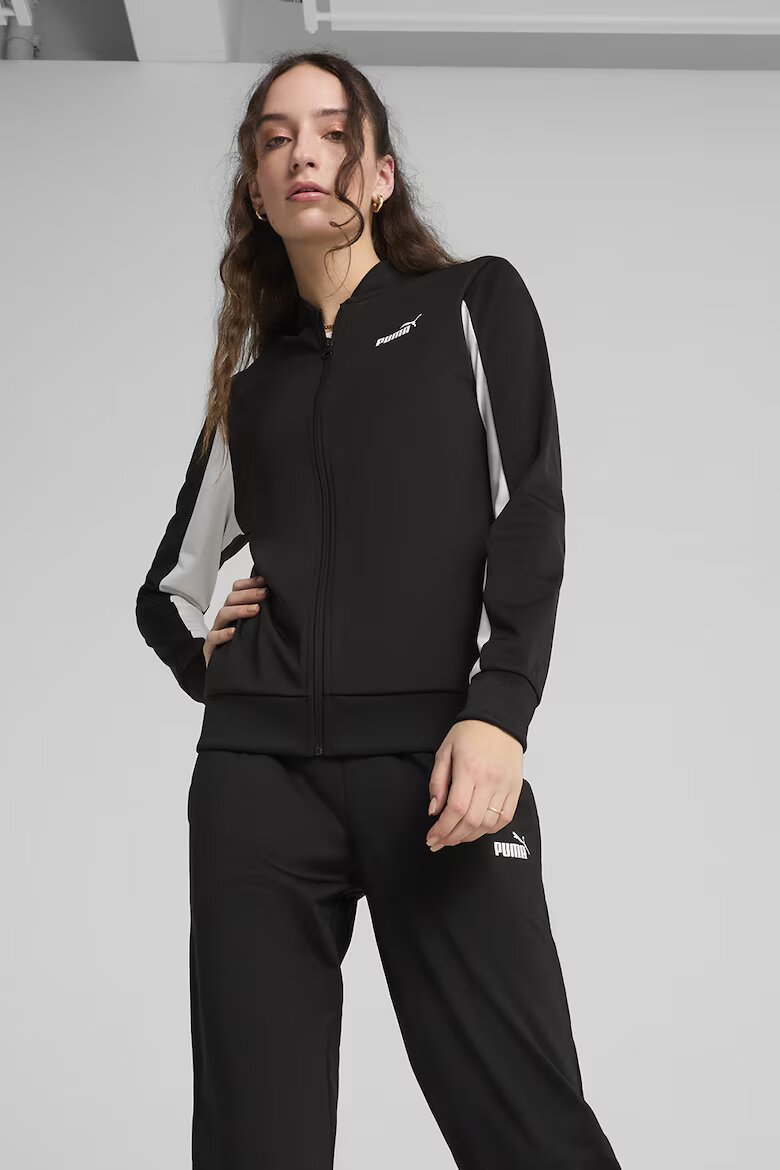 Puma Спортен екип с лого Бял/Черен