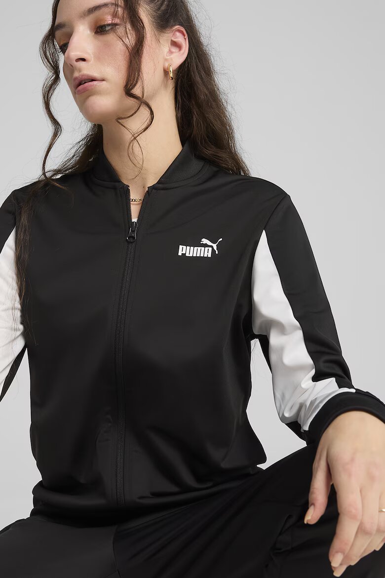 Puma Спортен екип с лого Бял/Черен