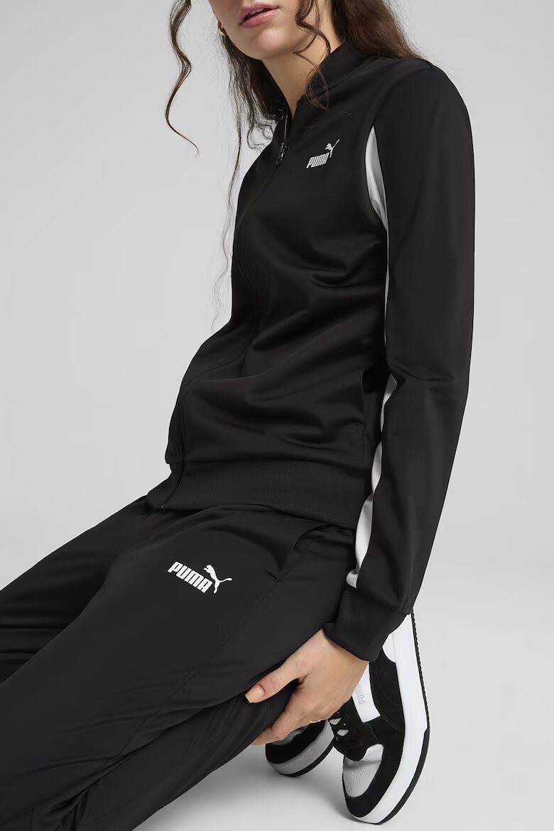 Puma Спортен екип с лого Бял/Черен