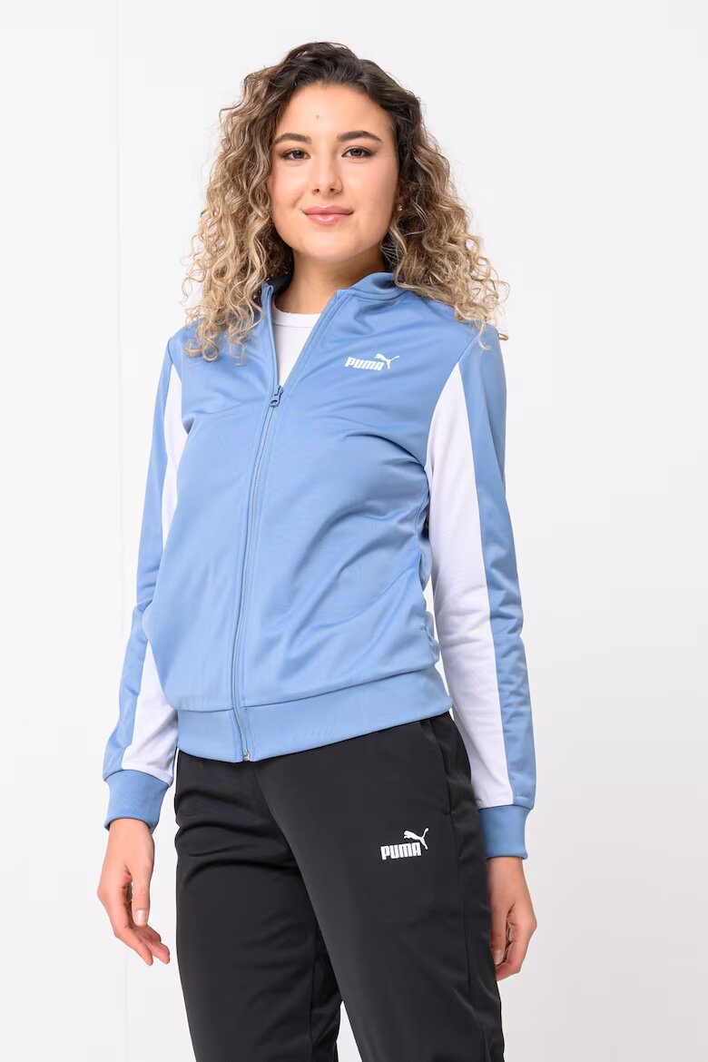 Puma Спортен екип с лого Пастелносин/Черен