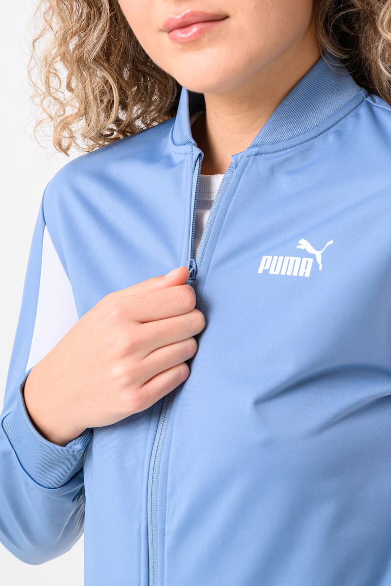 Puma Спортен екип с лого Пастелносин/Черен