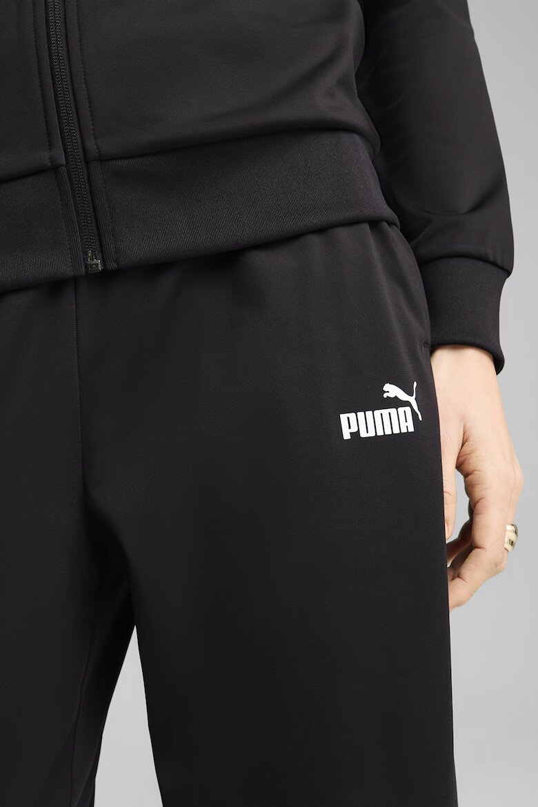 Puma Спортен екип с цип и лого Черен