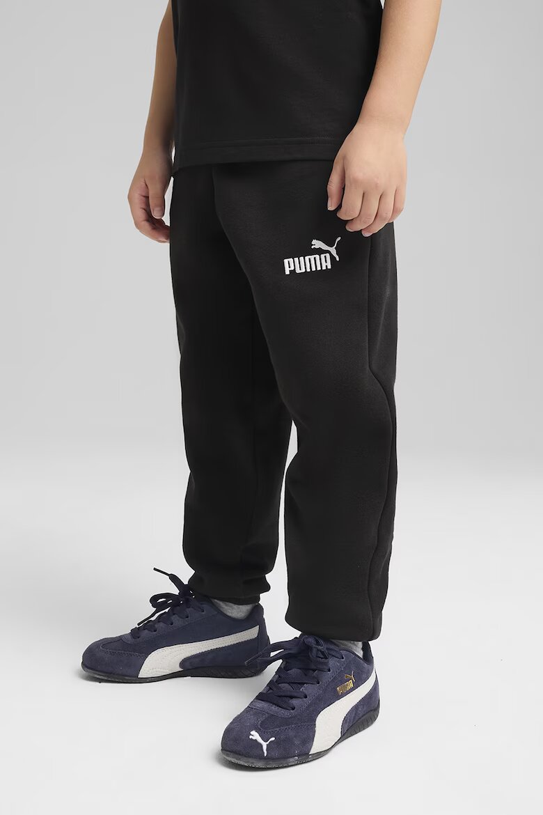 Puma Спортен панталон ESS No. 1 с еластична талия и лого Черен