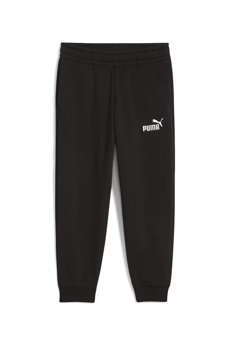Puma Спортен панталон ESS No. 1 с еластична талия и лого Черен