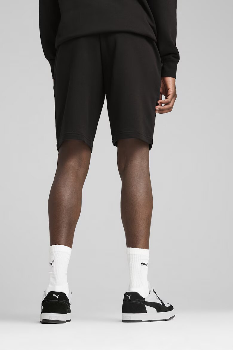 Puma Спортни бермуди Essentials 2 с еластична талия Избеляло черно