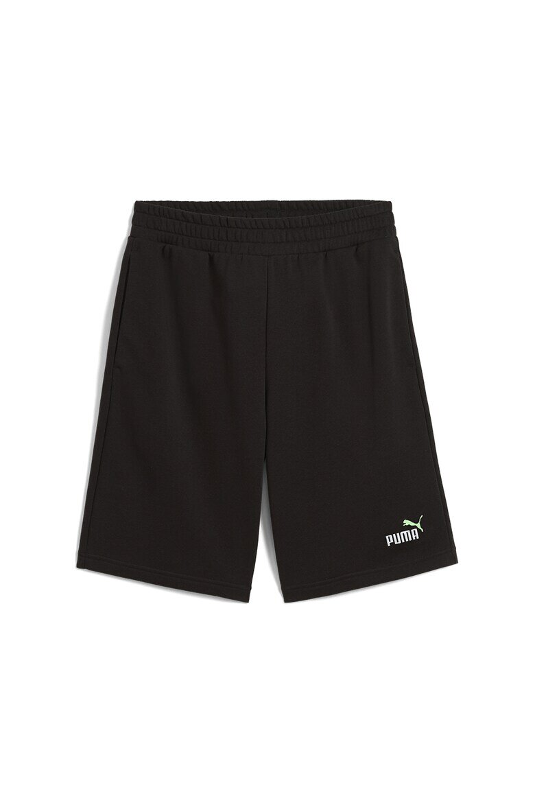 Puma Спортни бермуди Essentials 2 с еластична талия Избеляло черно