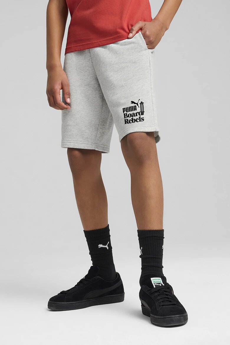 Puma Спортни бермуди Mid 90s Светло сив