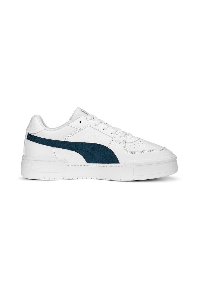 Puma Спортни обувки CA Pro от кожа и велур - Бял/Тъмносин
