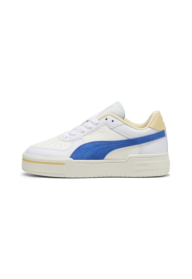 Puma Спортни обувки CA Pro Retro с велур - Бял/Тъмносин