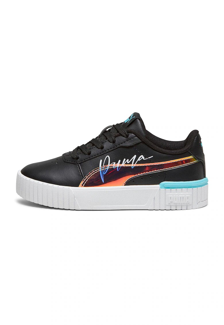 Puma Спортни обувки Carina 2.0 Crystal от еко кожа - Черен/Оранжев/Син