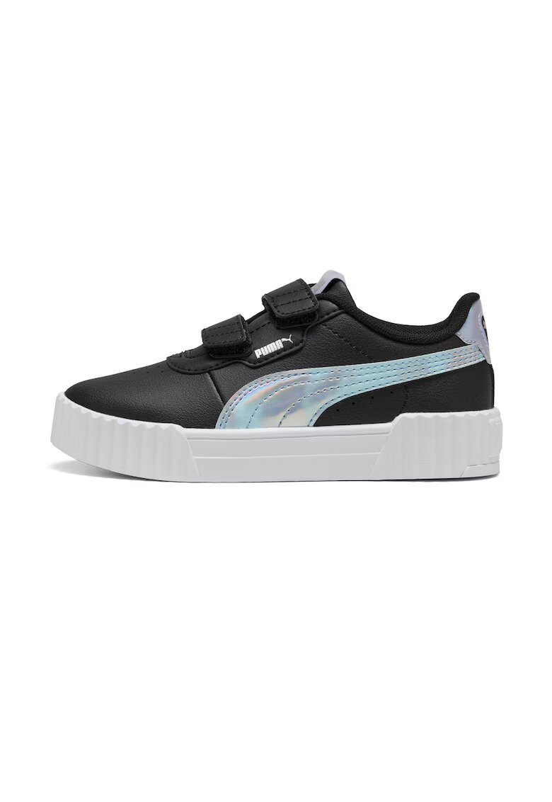 Puma Спортни обувки Carina 3.0 от еко кожа - Черен/Светлосин