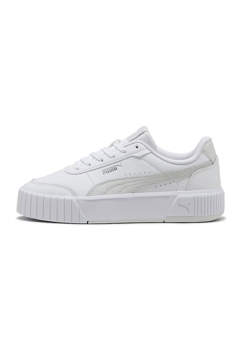 Puma Спортни обувки Carina Mia с равна платформа - Мръснобял