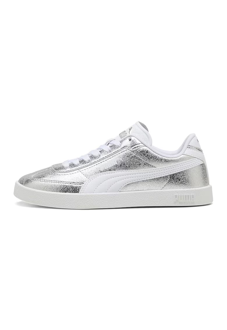 Puma Спортни обувки Club II Era от еко кожа с метализиран ефект - Черен/Бледо злато