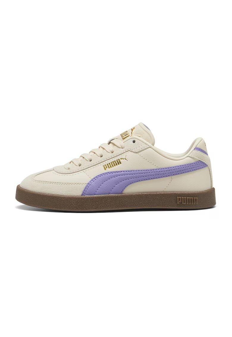 Puma Спортни обувки Club II Era с велур - Лилав/Светло бежово