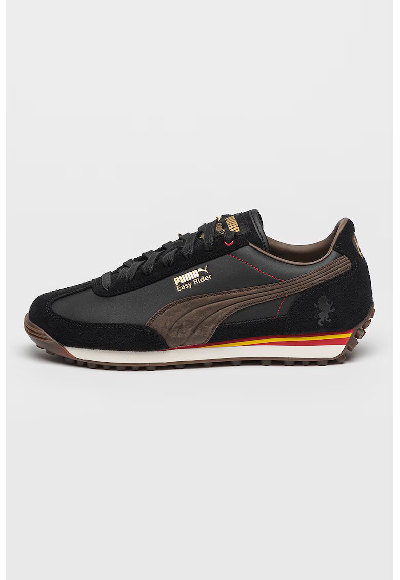 Puma Спортни обувки Easy Rider Harry Potter с велур - Тъмнокафяв/Ултрамарин синьо