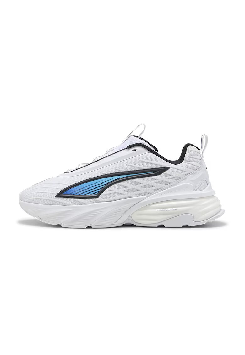 Puma Спортни обувки Fade Nitro V1 с мрежеста материя - Бял/Петролно синьо
