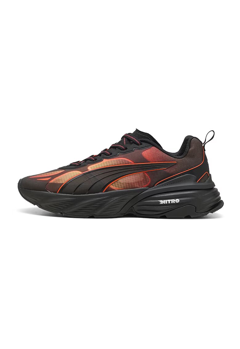 Puma Спортни обувки Fade Nitro V2 с мрежа - Червен/Черен