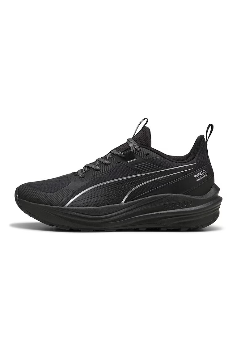 Puma Спортни обувки Flare Pro Trail PTX с лого - Избеляло черно/Сребрист