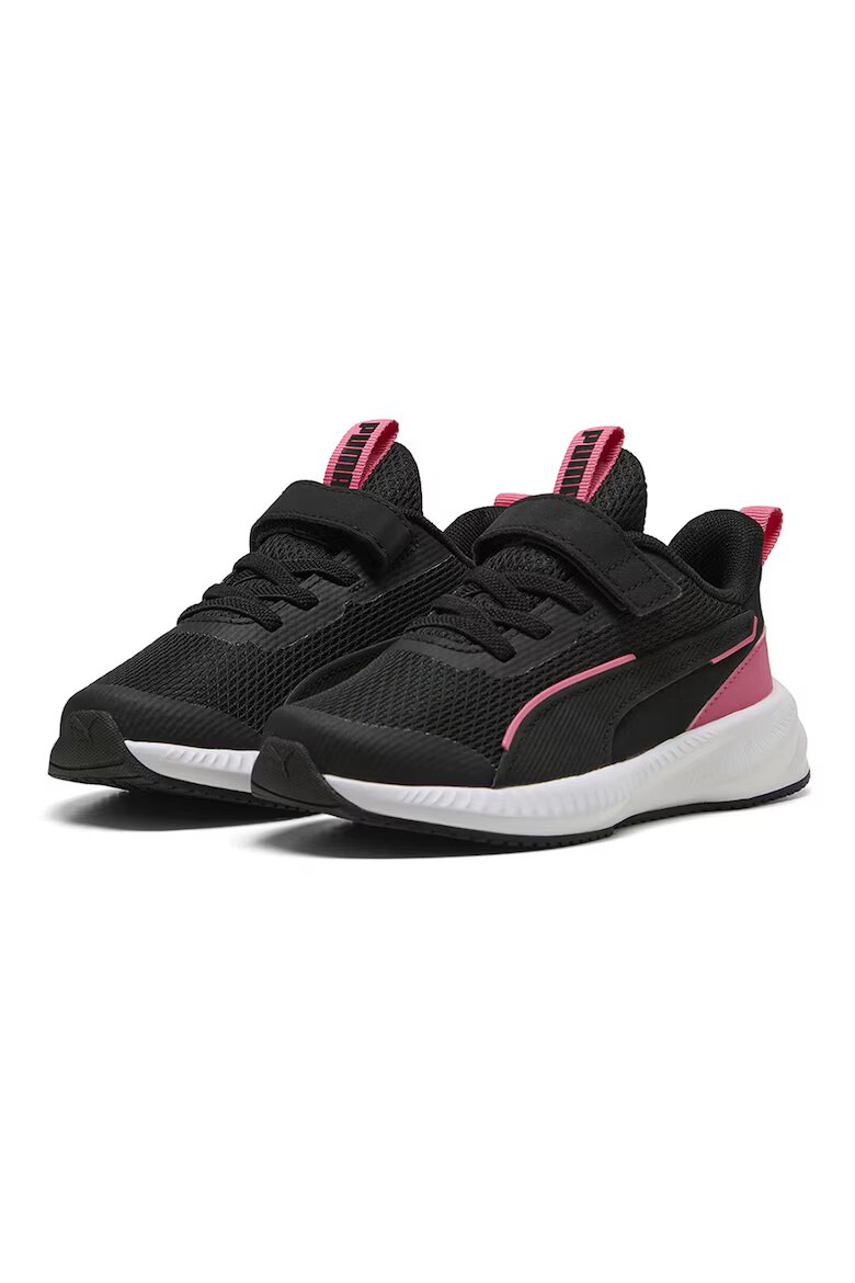 Puma Спортни обувки Flyer 3 с мрежа и еластични връзки Черен/Розово