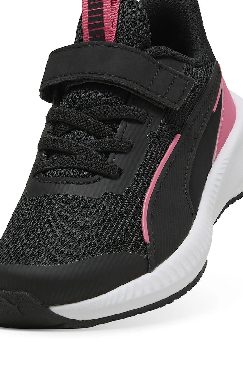Puma Спортни обувки Flyer 3 с мрежа и еластични връзки Черен/Розово