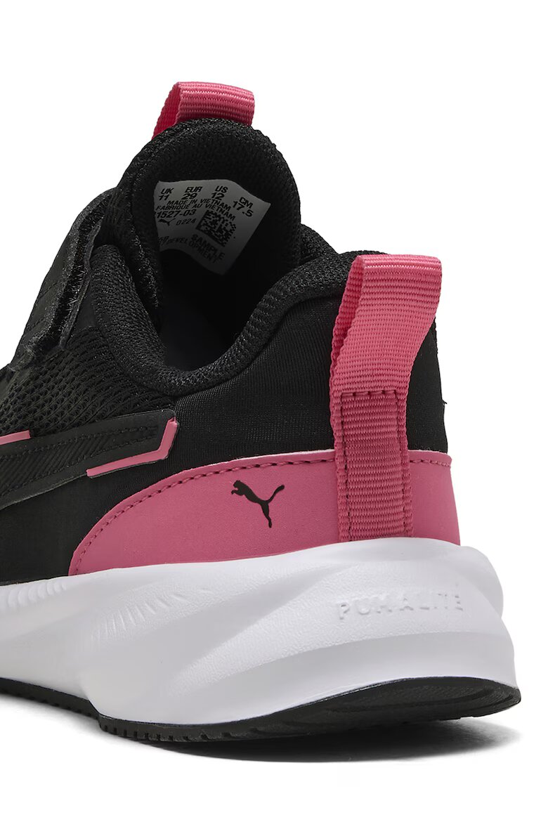 Puma Спортни обувки Flyer 3 с мрежа и еластични връзки Черен/Розово