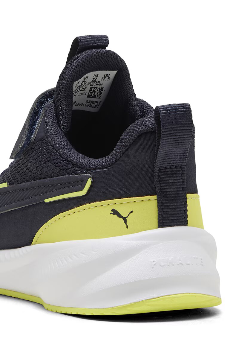 Puma Спортни обувки Flyer 3 с мрежа и еластични връзки Ултрамарин синьо/Лайм зелено