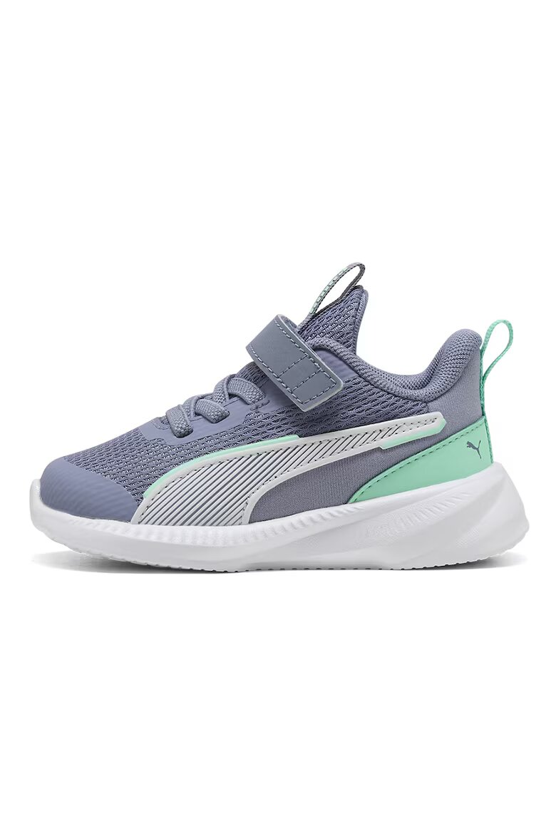 Puma Спортни обувки Flyer 3 с велкро и мрежа Прашно синьо/Бял/Ментово зелено