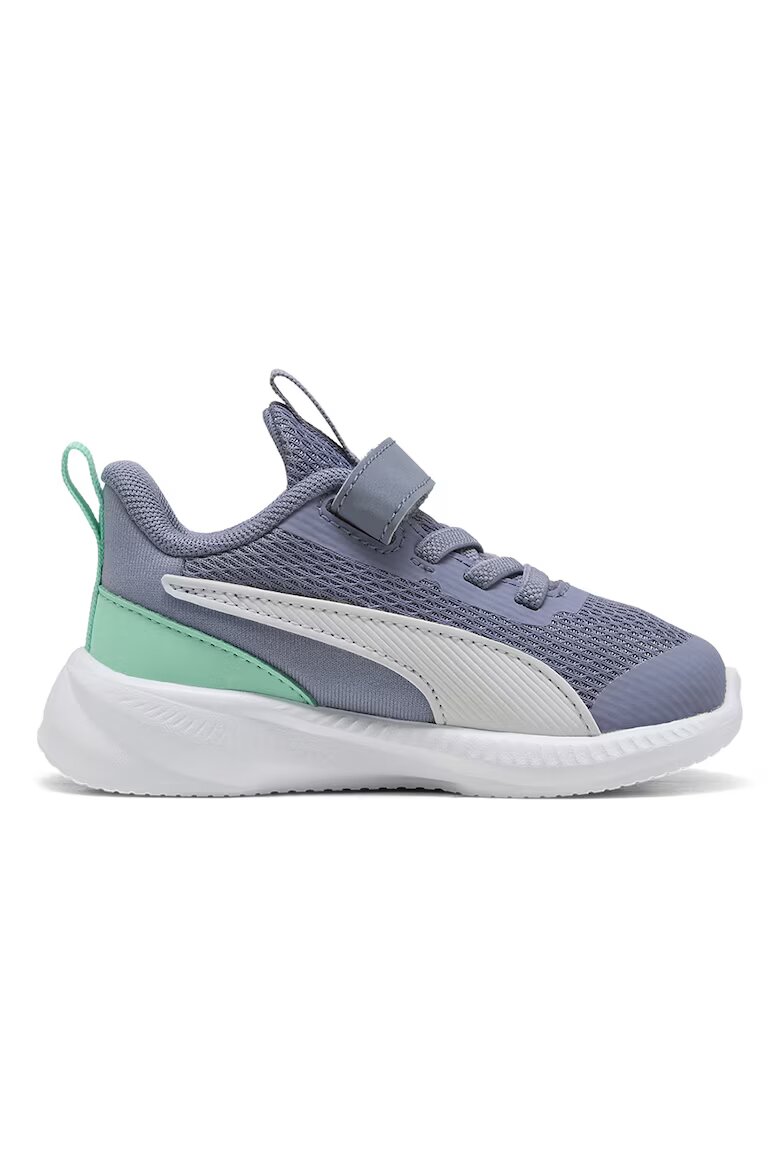 Puma Спортни обувки Flyer 3 с велкро и мрежа Прашно синьо/Бял/Ментово зелено