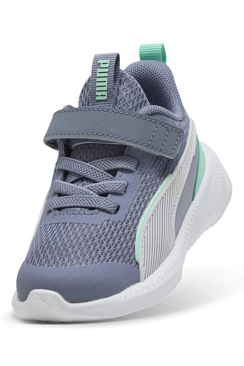 Puma Спортни обувки Flyer 3 с велкро и мрежа Прашно синьо/Бял/Ментово зелено