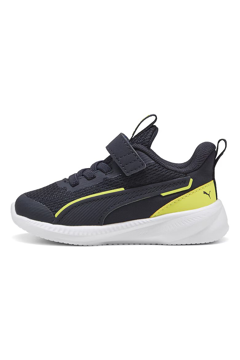 Puma Спортни обувки Flyer 3 с велкро и мрежа Ултрамарин синьо/Лайм зелено