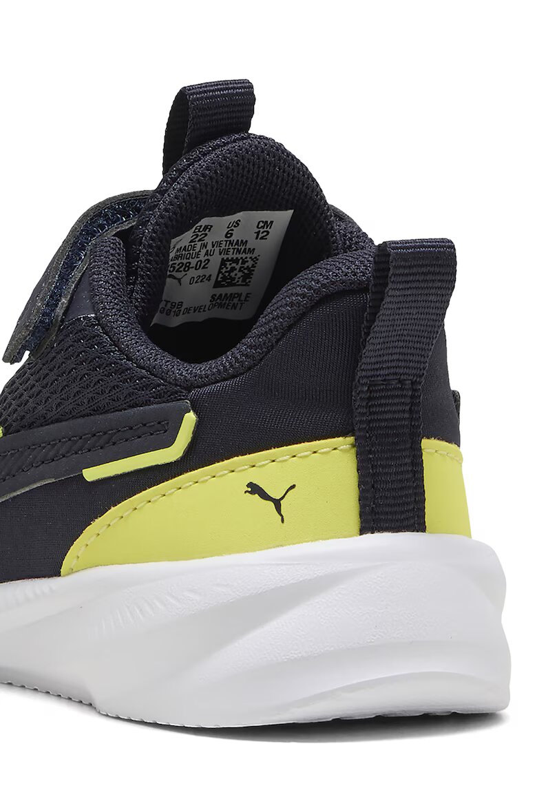 Puma Спортни обувки Flyer 3 с велкро и мрежа Ултрамарин синьо/Лайм зелено
