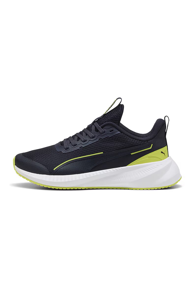 Puma Спортни обувки Flyer Lite 3 с мрежа и лого Ултрамарин синьо/Лайм зелено