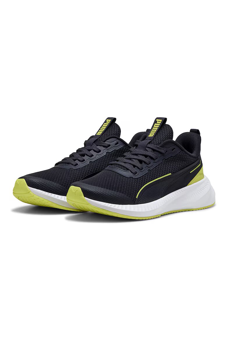 Puma Спортни обувки Flyer Lite 3 с мрежа и лого Ултрамарин синьо/Лайм зелено