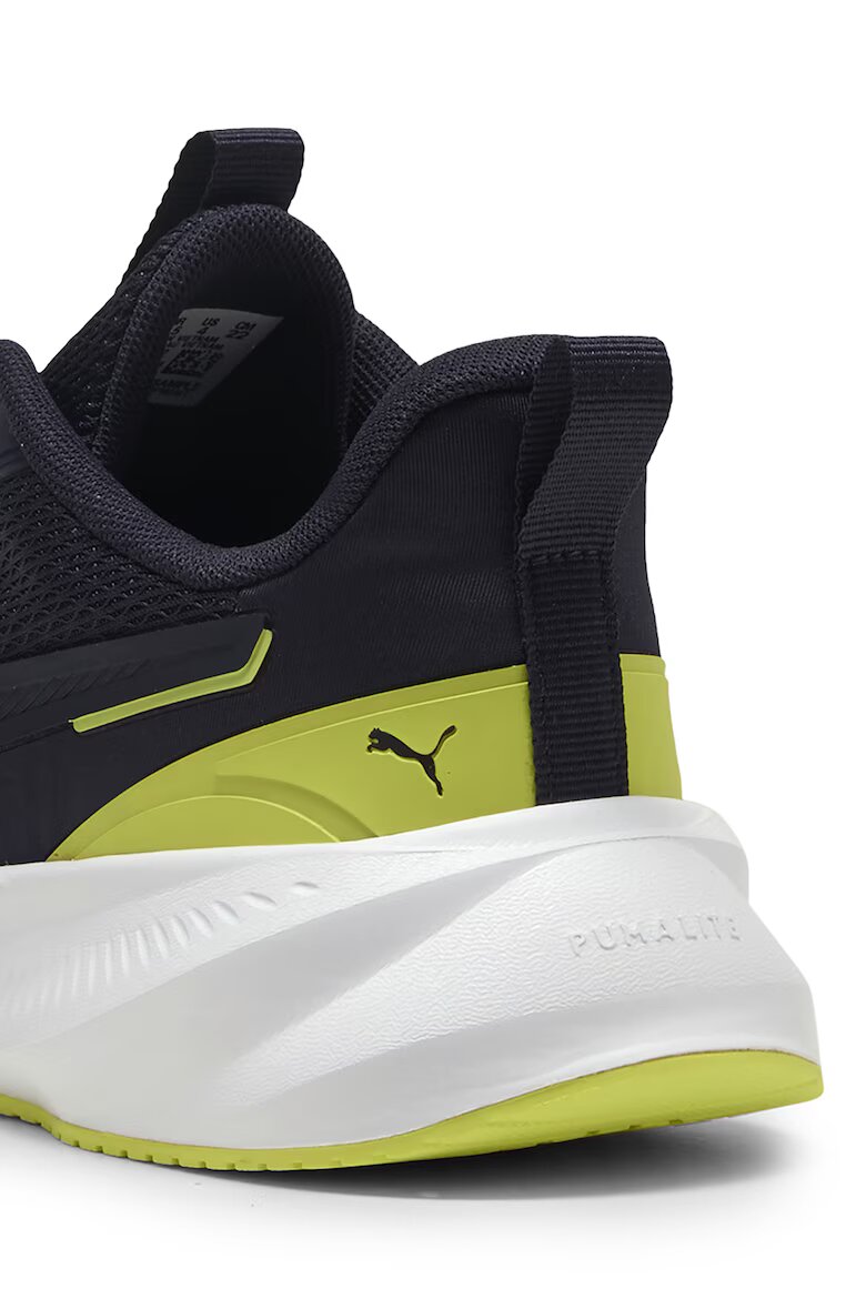 Puma Спортни обувки Flyer Lite 3 с мрежа и лого Ултрамарин синьо/Лайм зелено