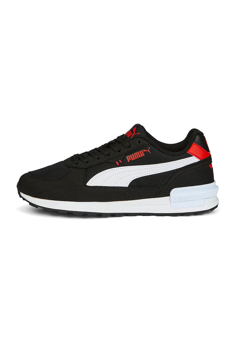Puma Спортни обувки Graviton Jr с мрежести зони - Черен/Кралско Синьо
