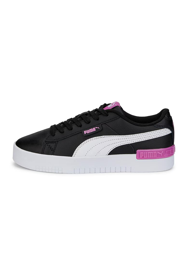 Puma Спортни обувки Jada Youth от кожа и еко кожа - Бял/Яркорозово