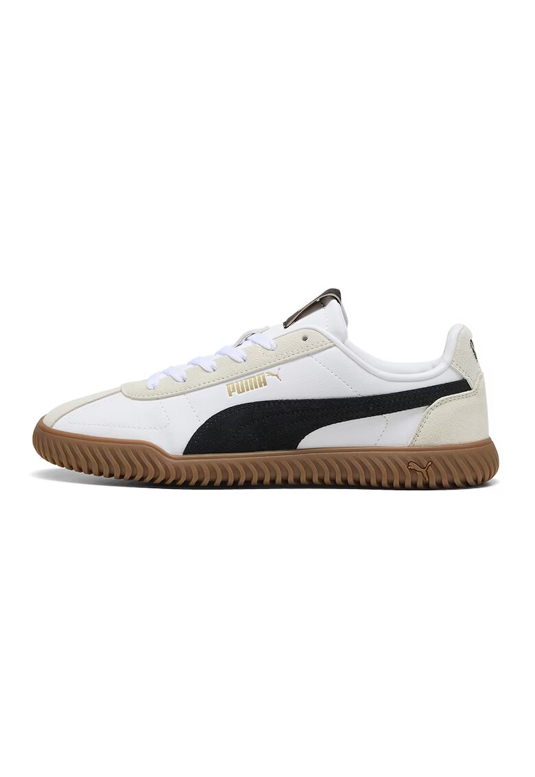 Puma Спортни обувки Kayzer OG от еко кожа с велур - Бял/Черен/Крем