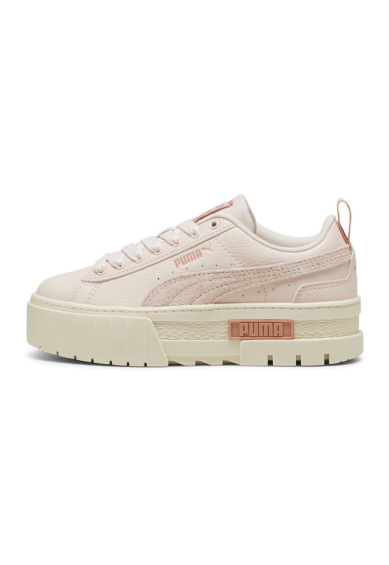 Puma Спортни обувки Mayze Dusty Summer с равна платформа - Пастелнорозов/Крем