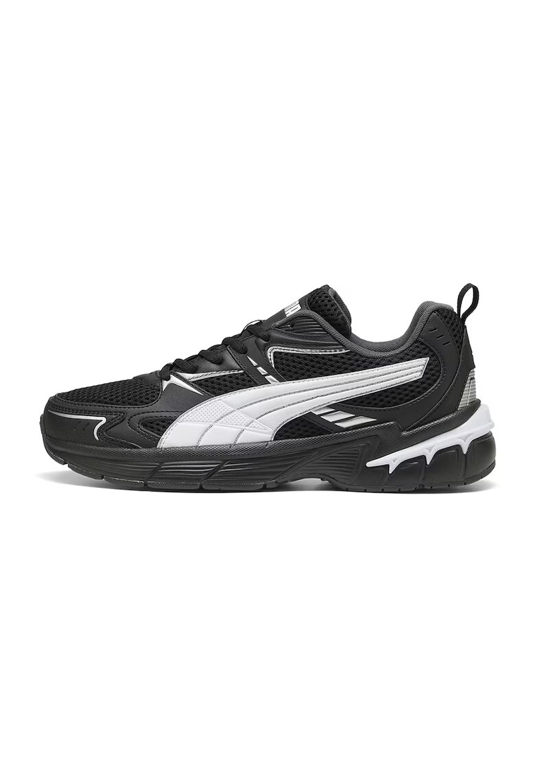 Puma Спортни обувки Milenio Tech 2000 с мрежа и еко кожа - Черен/Бял