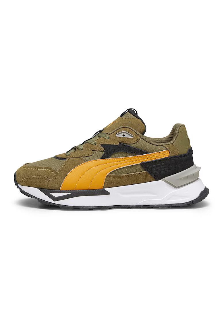 Puma Спортни обувки Mirage с велур - Оранжев/Каки