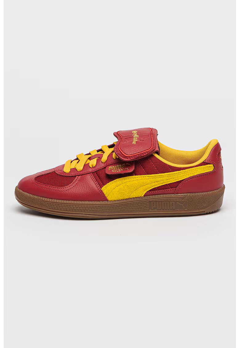 Puma Спортни обувки Palermo Harry Potter с велур - Жълт/Тъмночервен