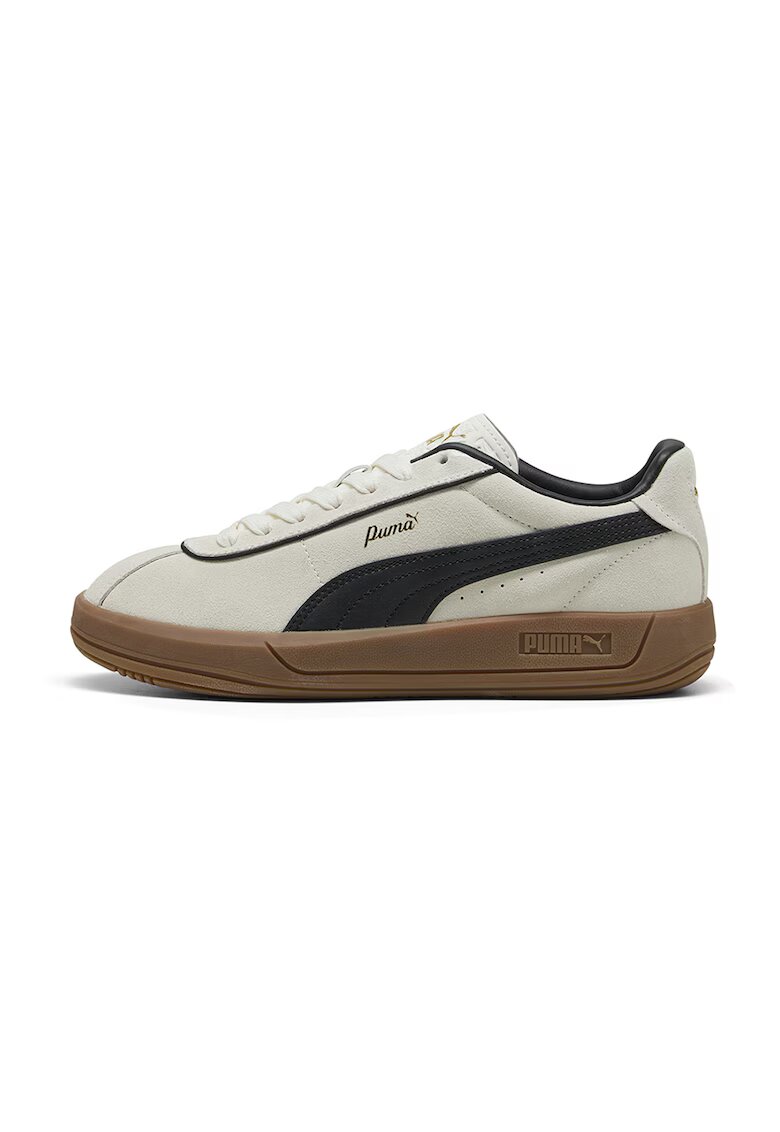 Puma Спортни обувки Palermo Moda с велур - Бежов/Избеляло черно