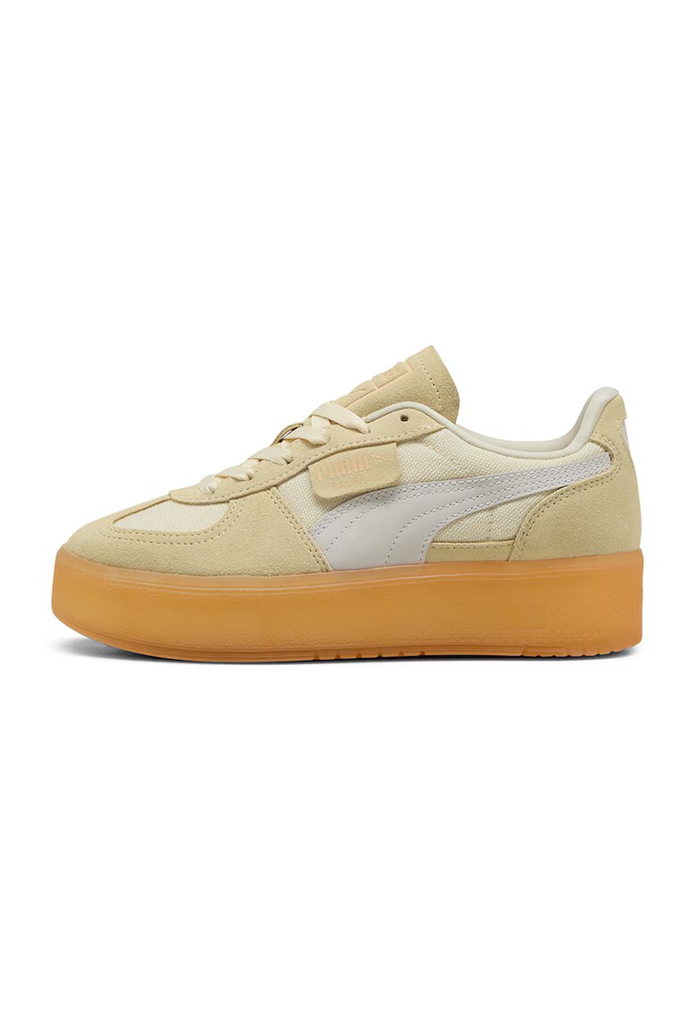 Puma Спортни обувки Palermo с велур - Бежов/Крем