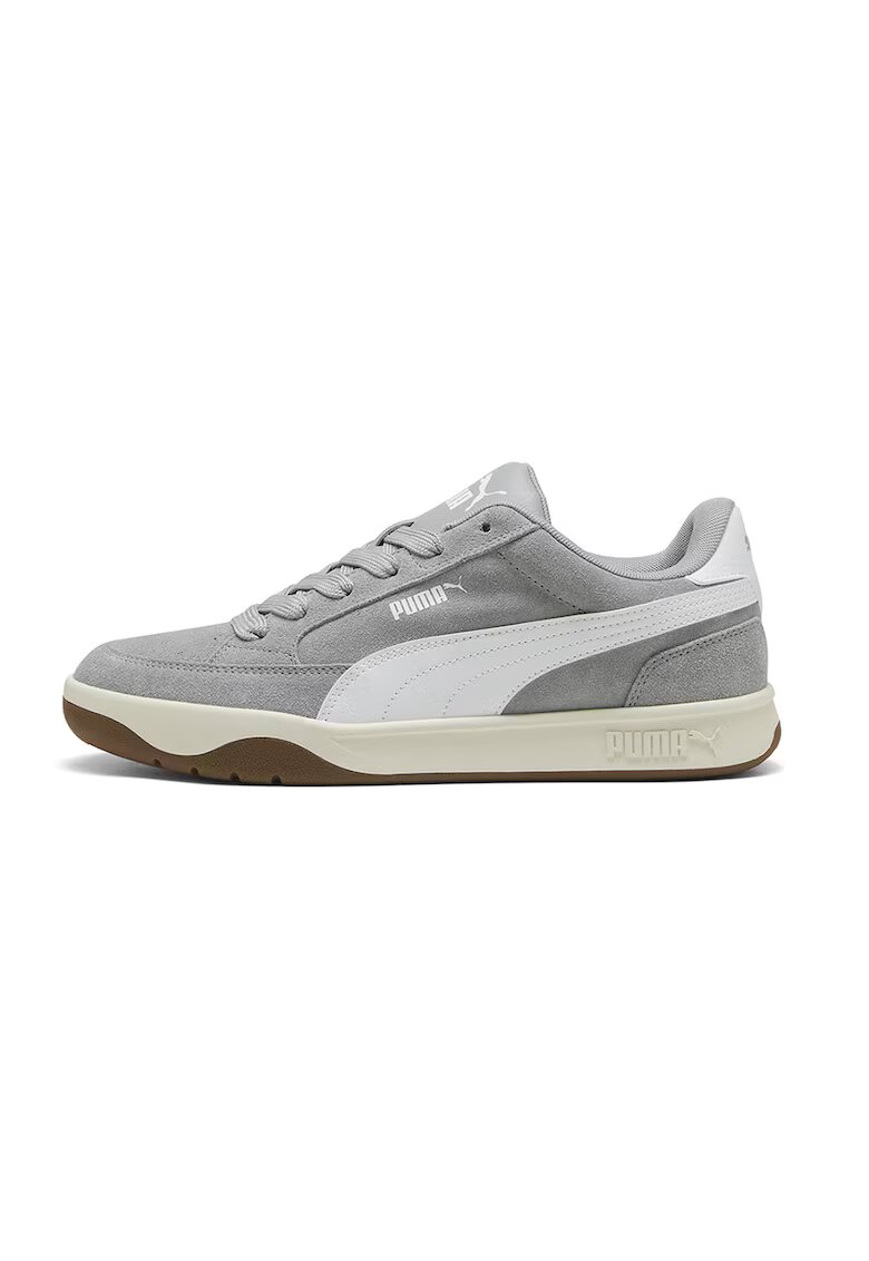 Puma Спортни обувки Park LT с връзки и лого - Бял/Светло