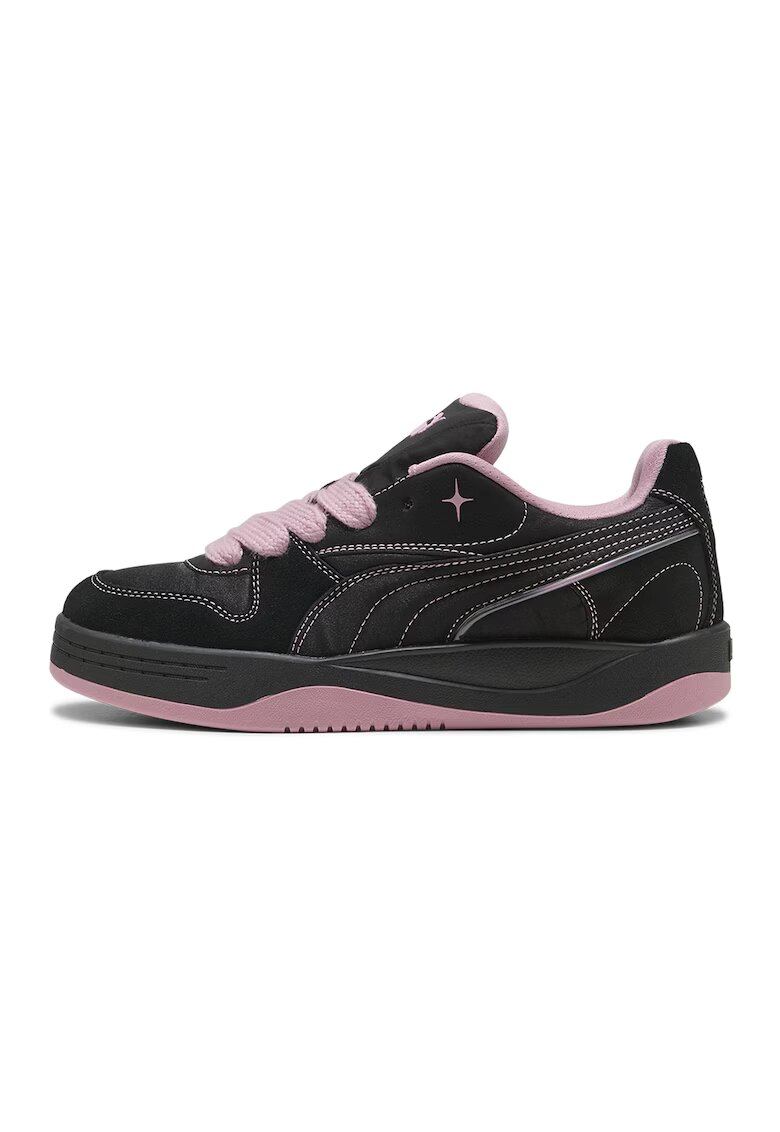 Puma Спортни обувки Park Luna с контрастни шевове - Черен/Светлорозов