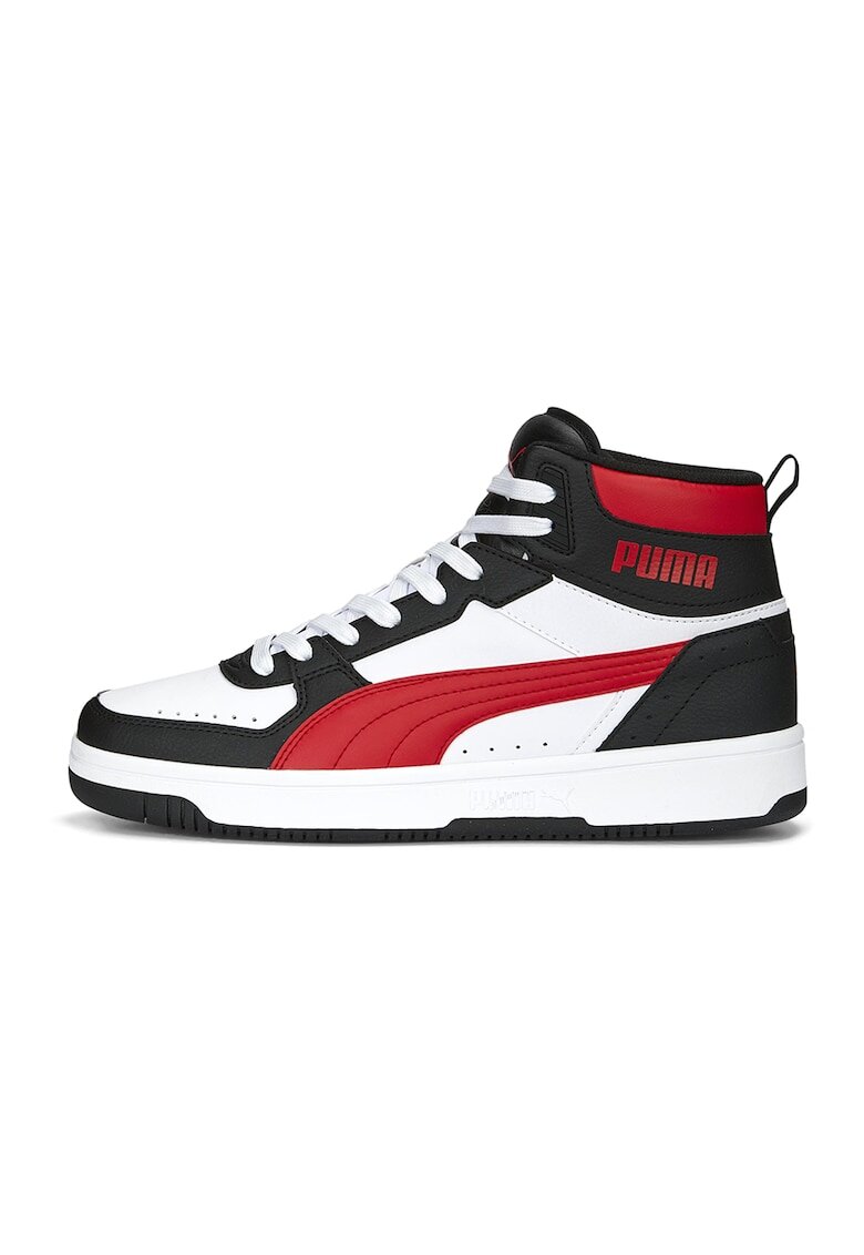 Puma Спортни обувки Rebound Joy от еко кожа - Червен/Черен/Мръснобял