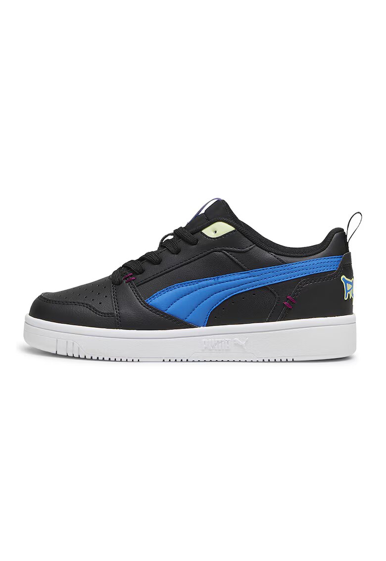 Puma Спортни обувки Rebound от еко кожа с текстил - Черен/Кралско Синьо