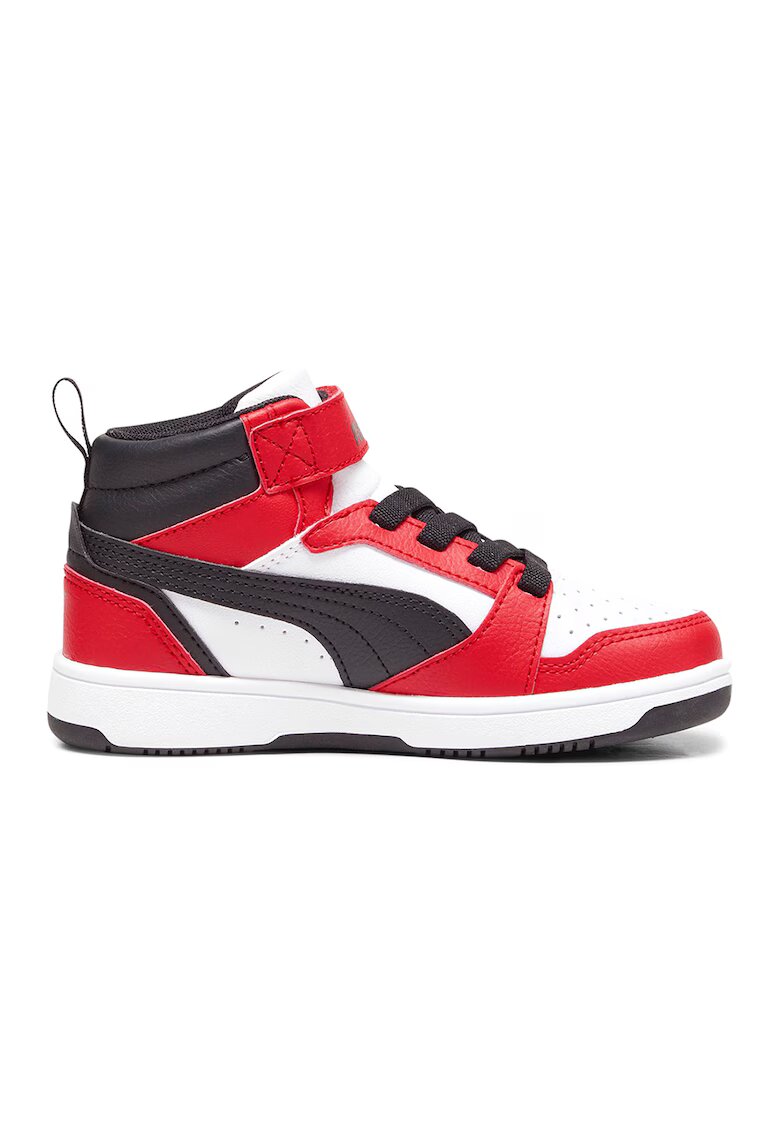 Puma Спортни обувки Rebound V6 с велкро - Червен/Бял/Черен