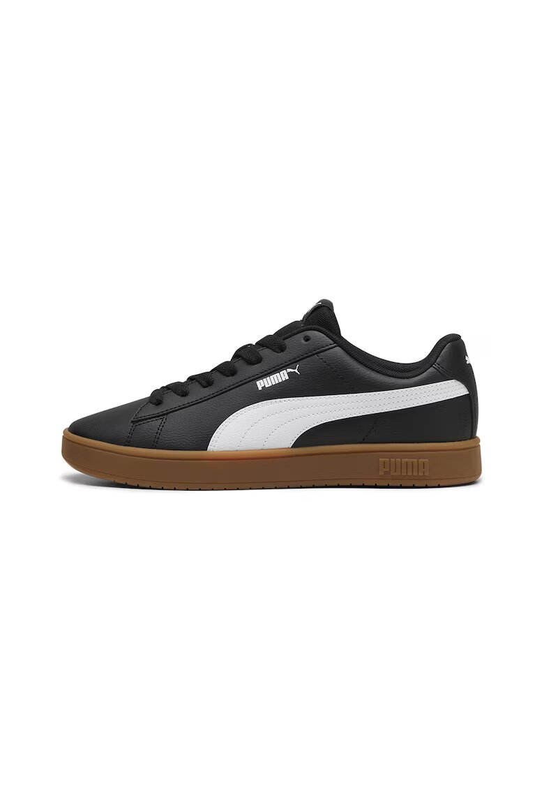 Puma Спортни обувки Rickie Classic от еко кожа - Бял/Черен